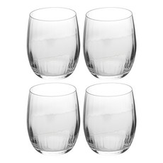 MIKASA Treviso 水晶玻璃杯 豎紋, 350ml, 4個