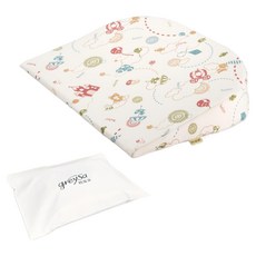 greySa 格蕾莎 母嬰專用仰角枕 + 備用布套, 童趣