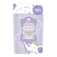 les enphants 麗嬰房 小蘇打植淨洗衣精補充包 溫和配方 清甜果香 防蟎/低敏/抗菌, 1kg, 1包