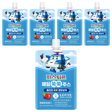 Pasteur POLI波力綜合果蔬汁，韓國原裝進口，含99.35%原汁，添加專利乳酸菌LRCC5310, 80ml, 5包