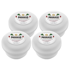 PRORASO 白標 敏感肌刮鬍皂 150ml, 4罐