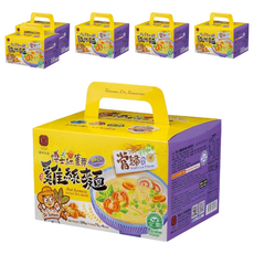 豐滿生技 博士 紅薑黃雞絲麵 當歸風味 素食 (75克x4入), 300g, 6盒