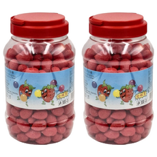 金陽 草莓風味口香糖，一嚐便回到童年的美好時光, 768g, 2罐