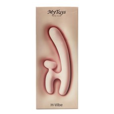 MyToys H Vibe 蜜糖雙點震動棒 ABS 親膚矽膠 188 x 28 mm 約300g H外型設計 粉色, 1個