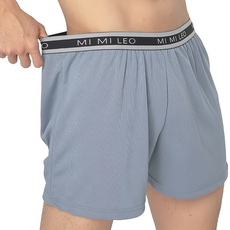 MI MI LEO 彈力織帶男竹炭內褲