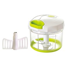 Quasi 其他樂易 拉多功能料理器, 15 x 15 x 14cm, 1個, 白色，綠色
