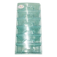 JUSKU 佳斯捷 彩色精靈收藏盒 16.8 x 13 x 28.6cm 700g, 8699-6, 6層