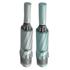 十骨防風 自動摺疊反向傘 2支 Set 增亮型反光條 握把與傘面同色設計 鋁合金傘架 重量輕 輕便易攜