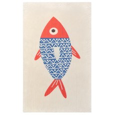 貼牆貓抓板 小魚款 80 x 50cm, 1個