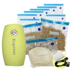 Ksprout 愛藏鮮 3WELL 真空保鮮機套組含真空保鮮袋, 食品級PA+PE材質, 26(L)X28(W)cm, 耐-20度C~100度C, 台灣監製