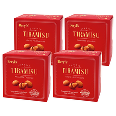 Beryl's 杏仁夾心提拉米蘇風味牛奶巧克力 65g, 4盒
