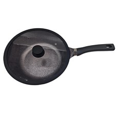 ondo 鋁合金不沾炒鍋 30cm 附矽膠玻璃蓋, 1組