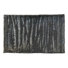 角皿 日本製, 黑石目, 1個