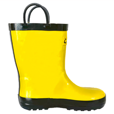 B.Ag+S兒童提把雨鞋 柔軟橡膠材質 顏色鮮豔 好提易穿脫