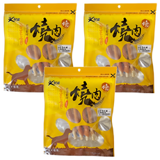 燒肉燒 脆骨棒 雞肉 寵物零食 全犬適用, 160g, 3包