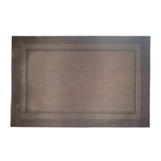 80度隔熱防滑餐墊 A款 70%PVC+30%滌綸絲, 45 x 30cm, 咖啡色, 1入