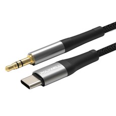 POLYWELL 寶利威爾 Type-C轉3.5mm 音源轉接線, 1M, 1條