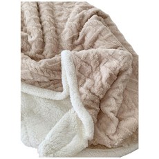 Hoom禾慕生活 毛毯-小, 100 x 150cm, 奶茶雪絨