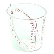 bargogo 巴果果 斜口量杯 帶刻度 100ml 容量, 1個, 單一顏色