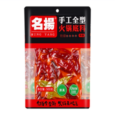名揚 手工全型 重慶四川火鍋底料 特辣 500g 道地四川風味 無添加安心美味, 1包