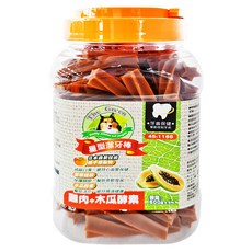 The Green 綠的 星型潔牙棒, 雞肉 + 木瓜酵素, 500g, 1罐