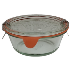 德國 Weck750 玻璃罐附蓋 300ml 附配件, 1組