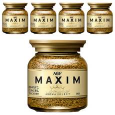 AGF MAXIM 咖啡粉, 80g, 1入, 5罐
