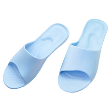 Vero&Nique 維諾妮卡 簡約機能室內拖鞋, U型設計, EVA材質防水易清潔, 台灣製造, 255mm, 藍色