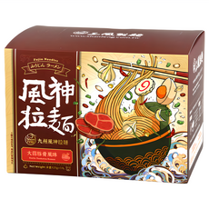 三風製麵 Shan Feng 非炸免煮九州大蒜豚骨風味拉麵 125g, 3包, 1盒