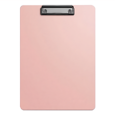 文件平板夾A4 31 x 22 x 0.25cm 夾子顏色隨機, 櫻花粉, 3個