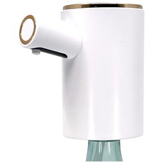 Yoitch Vibe 燒酒自動倒酒機，ABS塑膠PP塑膠PC塑膠矽膠材質，耐熱溫度100°C, 白色+金色, 1入