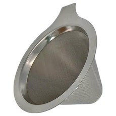 FANCY LIFE 不鏽鋼咖啡濾杯 小款600目 無底座, 1個