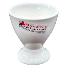 Maxwell & Williams 白瓷蛋杯, 白色, 1個