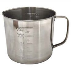 天馬 不鏽鋼量杯 高級不鏽鋼, SLMC1000, 1L, 1個