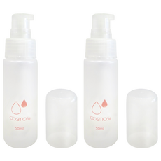 台灣 COSMOS 乳液瓶 50ml BC006, 透明色, 2個