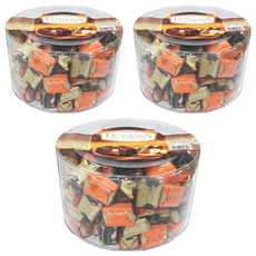 tayas 方形巧克力 榛果風味, 1kg, 3桶