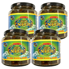 啃唄 海鮮干貝XO醬, 特選頂級, 350g, 4罐