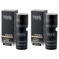 TOppiK 頂豐 增髮纖維, 只要30秒頭髮立即變濃密, 男女適用, 灰色 GRAY, 2件