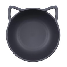 Nineware 貓咪造型迷你麥片碗 230ml, 灰色, 1個