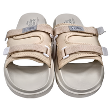 BORUI 柏睿鞋業 大人款 迪士尼雙織帶魔鬼氈造型休閒拖鞋, 奶茶色, 260mm