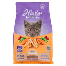 Halo 嘿囉 幼貓用 無穀乾飼料, 2.72kg, 1袋, 雞肉