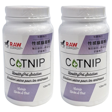 RAW SUPPORT 全然寵物保健系利 性感貓草粉，35g，貓咪適用, 2罐