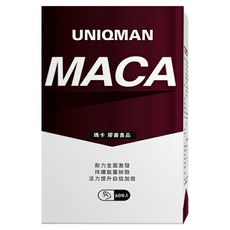 UNIQMAN 優仕曼 瑪卡膠囊, 60顆, 1罐