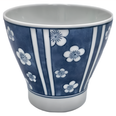 佐和陶瓷 湯吞杯 花里小梅紋 日本製 250ml 寬9.2/高8cm, 1個