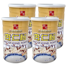 SUNWAY 鄉味杏仁粉，健康營養，口感細膩, 500g, 4罐