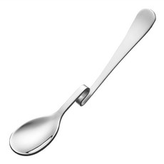 KitchenCraft 掛式窄面果醬匙，430不鏽鋼材質，匙面長4 cm，總長 15 cm, 單色, 1支