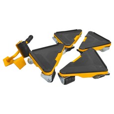 搬家神器 承重約300kg, 1組, 橇桿(34.5 x 8cm) + 移動輪(23 x 17cm)