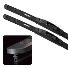 KIMBLADE CarbonFit 方形刀片 撥水塗層 掛鉤式 國產車 矽膠 雨刷 套組, 通用款