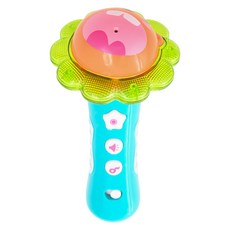 auby 澳貝 小明星麥克風, 錄音唱歌模式 變音特效模式 睡眠音樂模式, Blue, 不適用, 1支