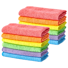 SINCERELY Frog 彩虹色系超細纖維抹布 6條, 2組
